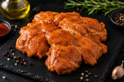 Cuisse désossée marinée
