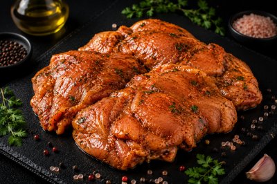 Cuisse semi-désossée marinée
